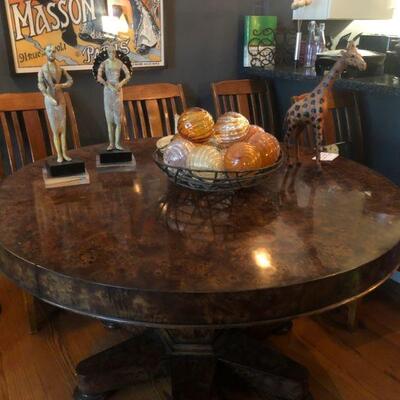 Burl Dining Table