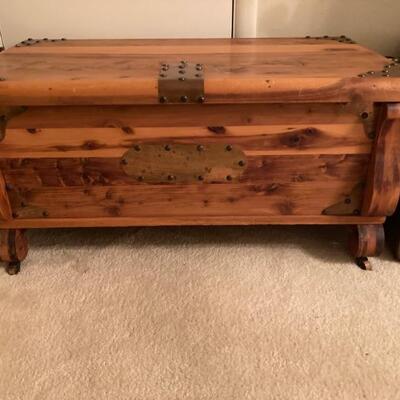 Cedar Chest â€¢ (33â€w x 17â€d x 16â€h) â€¢ 90 US
