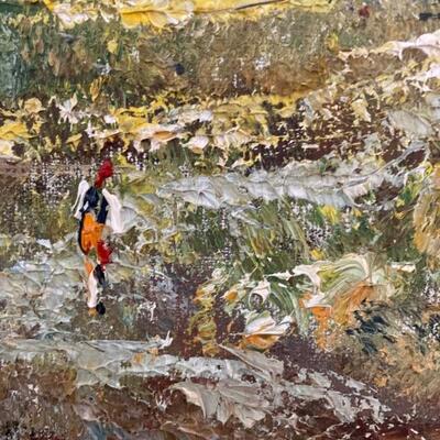 â€˜Going Homeâ€™ â€¢ Brush Stroke â€¢ (detail) 