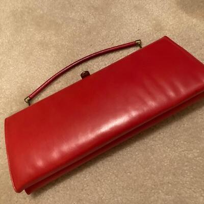 Nicholas Reich â€¢ 1960â€™s â€¢ Vermillion â€¢ Clutch â€¢ 45 US