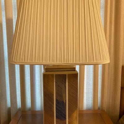 Metallic Glaze â€¢ Silver & Gold â€¢ Retro Modern â€¢ Lamps â€¢ (29.5â€ overall) â€¢ 225 US (pair)