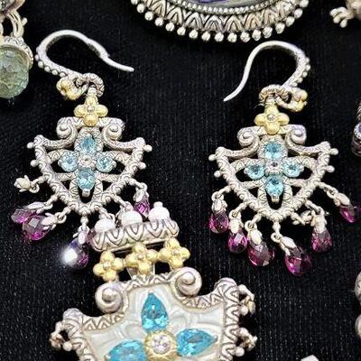 Barbara Bixby Jewelry in Sterling- 18kt Gold accents and Gemstones