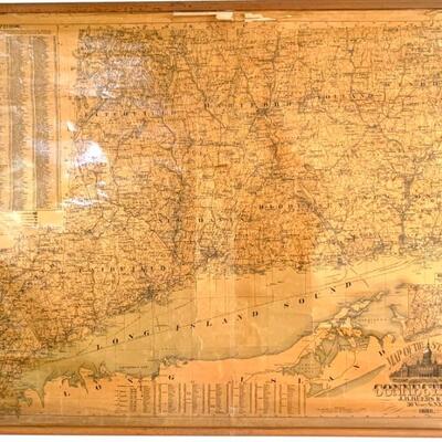 State of Ct. roller map. 36 x 48”