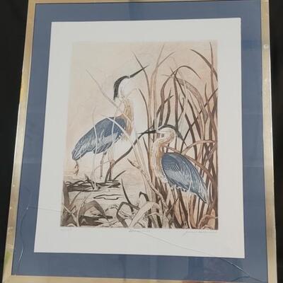 Numbered Edition Print of Herons #88/150
