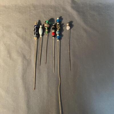 (5) Hat Pins, as pictured