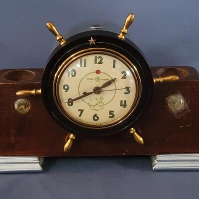 Vintage General Electric Nautical Shelf Clock