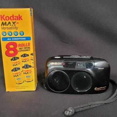Vintage Kodak Explorer Freedom Zoom Camera & Film
