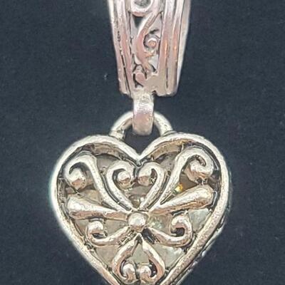 Silver Heart Pendant, Total Weight is 4g