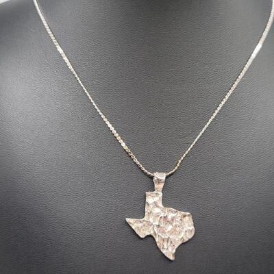 925 Silver Texas Necklace, 6.4 grams