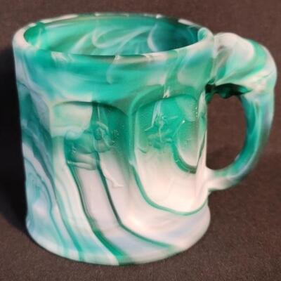 Imperial Elephant Slag Glass Elephant Mug