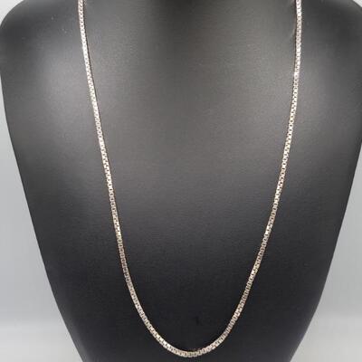 925 Silver Chain Necklace, total weight 9.10 grams