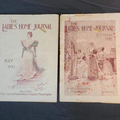 1892 & 1893 Ladies Home Journals