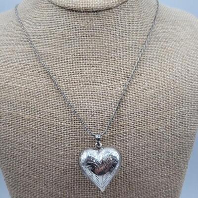 925 Silver Heart, Total Weight is 12.6 Grams
