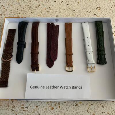Leather watch bands