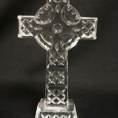 1147	WATERFORD CRYSTAL CELTIC CROSS, APPROXIMATELY 8 IN
