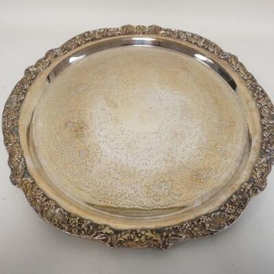 1036	LARGE ROGERS SILVERPLATE TRAY, APPROXIMATELY 19 IN
