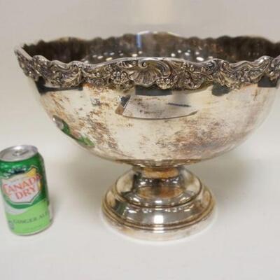 1037	ROGERS SILVERPLATED PUNCH BOWL, APPROXIMATELY 14 1/2 IN X 10 1/2 IN HIGH
