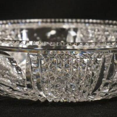 1060	SIGNED HAWKES CUT GLASS BOWL, 8 IN
