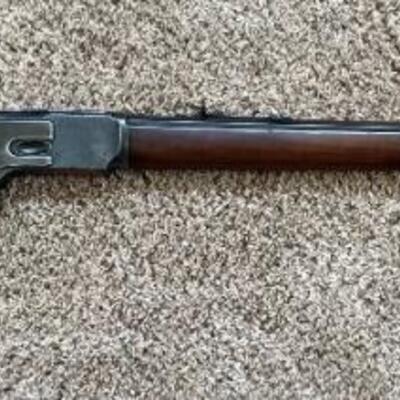 Item #101 
Winchester Model 1873 Lever Action Rifle 
    A very nice example of a lever action .32 caliber Winchester carbine rifle.  The...