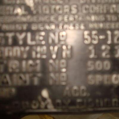 55 chevy id tag