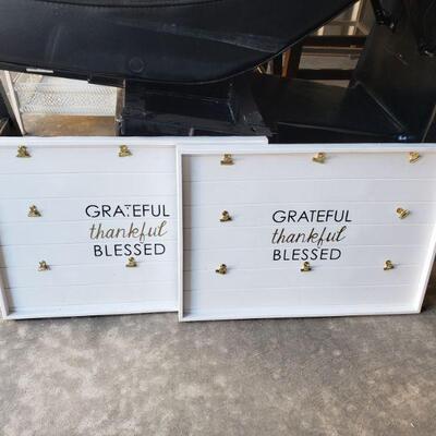 1st one $10
Second one, part of the "T" in GRATEFUL  is scratched easy fix $6
