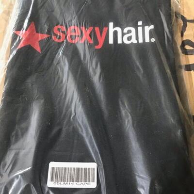 New in packages (approximately 80 SEXY HAIR salon capes. $14 each.
New but not in package, $8 each
Used, laundered and in great condition...