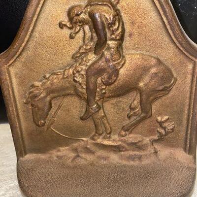 end of the trail bookends
