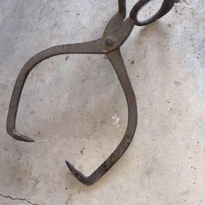 vintage ice tongs