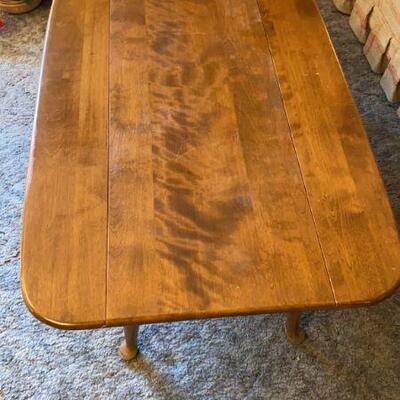 maple drop leaf coffee table 