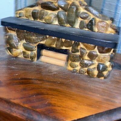 fireplace lamp made from maine state prison