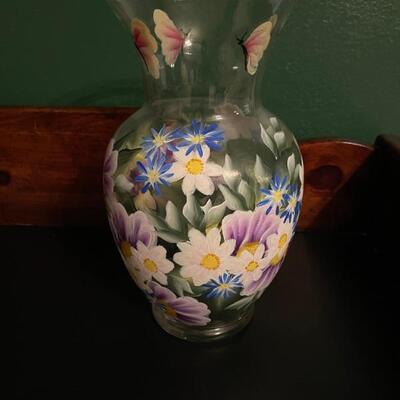 Handpainted vase