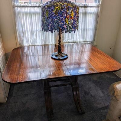 Vintage mahogany drop leaf table