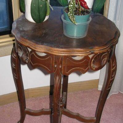 Antique carved table. BUY IT NOW $65