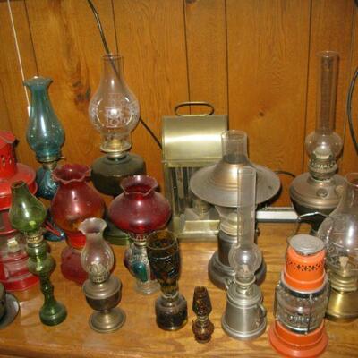Oil lamp collections