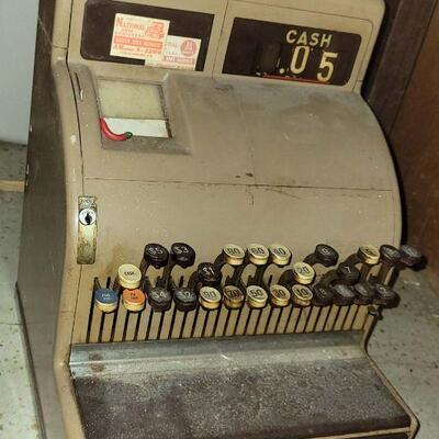 Antique cash register