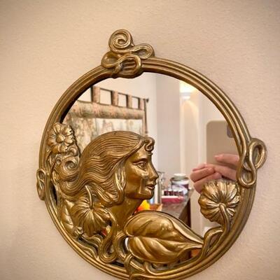 Brass mirrors