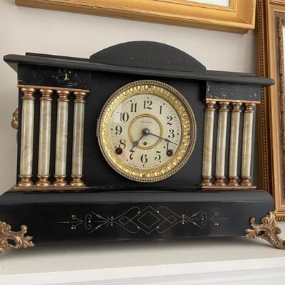 Metal Mantle Clock 