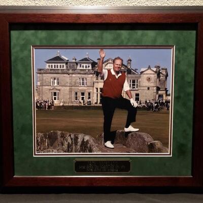 Jack Nicklaus Photo Commemorating His British Championships Across the Pond