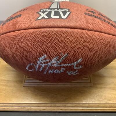 011 Super Bowl XLV Autographed Football