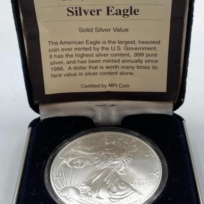 .999 Fine Silver 1 Troy Ounce Dollar