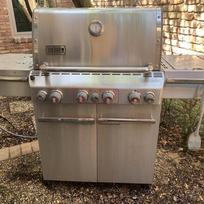 Weber Summit Gas Grill with Side Burner and Cover