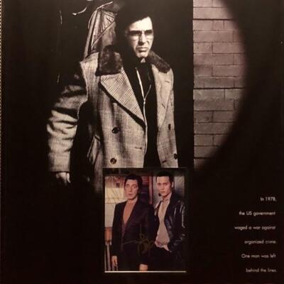 Framed Signed Donnie Brasco Movie Poster
Hand Signed by Al Pacino and Johnny Depp
