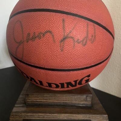 Jason Kidd Autographed Basketball for 1994 NBA