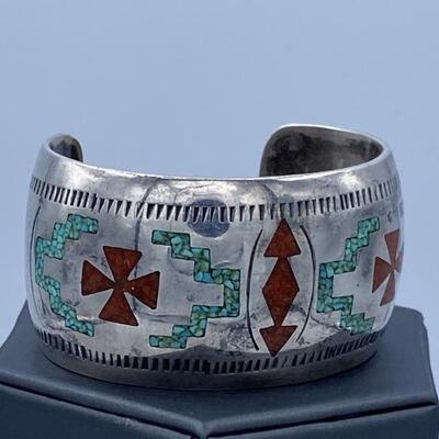 925 Silver & Turquoise Cuff Bracelet