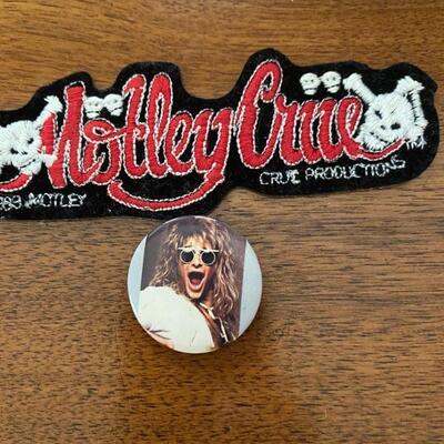 Motley Cure Patch..Ozzy button?