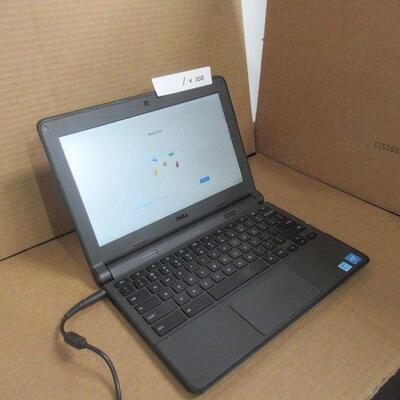 REFURBISHED DELL CHROMEBOOK 3120S P22T N2840 2.16GHZ 4GB RAM 16GB SSD WITH POWER CHARGERS INCLUDED