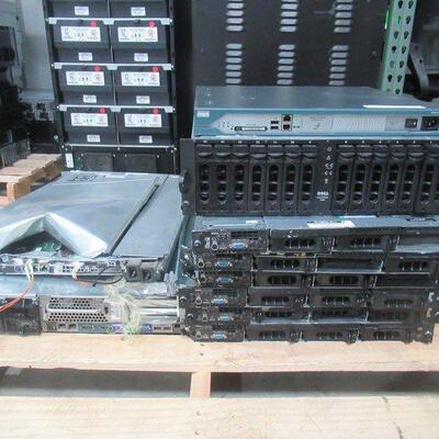 PALLET OF SERVERS NO HARD DRIVES MUST PREVIEW! SOLD FOR PARTS OR REPAIR
