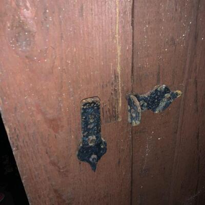 Heavy wine room doors with hardware