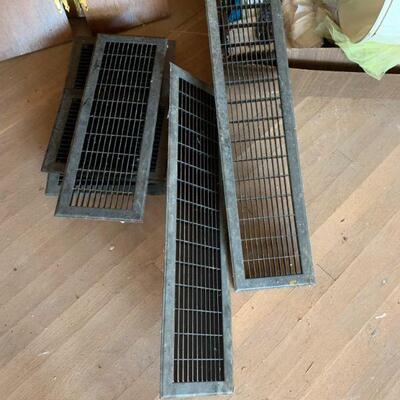 Old floor registers cast aluminum/metal?