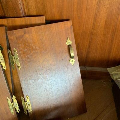 Old library wooden doors doors with hardware 